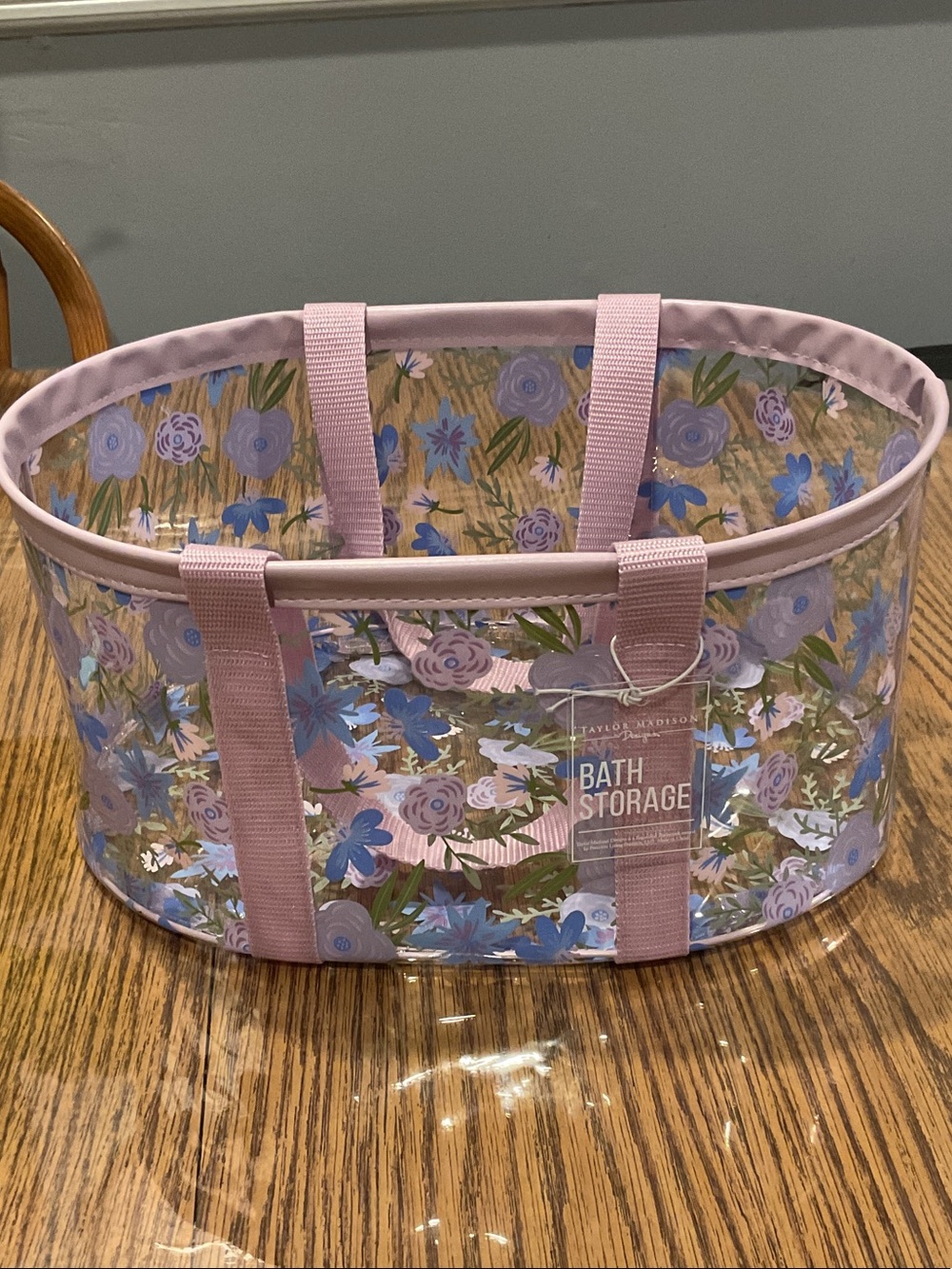 NWT bath storage tote